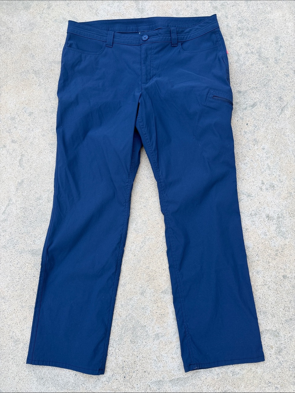 Eddie Bauer First Ascent Women's Blue Performance Wea Nylon Hiking Pant Size 14